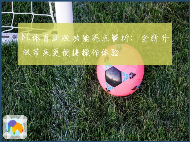 NG体育新版功能亮点解析：全新升级带来更便捷操作体验